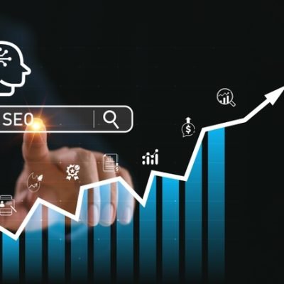 Seo,Search,Engine,Optimization,Concept.,Businessman,Use,Ai,Target,Icon,